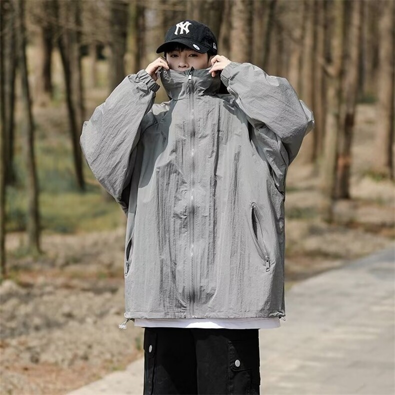 冰丝防晒衣男夏季户外山系潮情侣外套钓鱼防晒服薄夹克FS022-P38图片