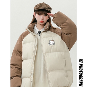 中性风23新款冬季时尚百搭立领加厚情侣棉服外套MY66605P115控158图片