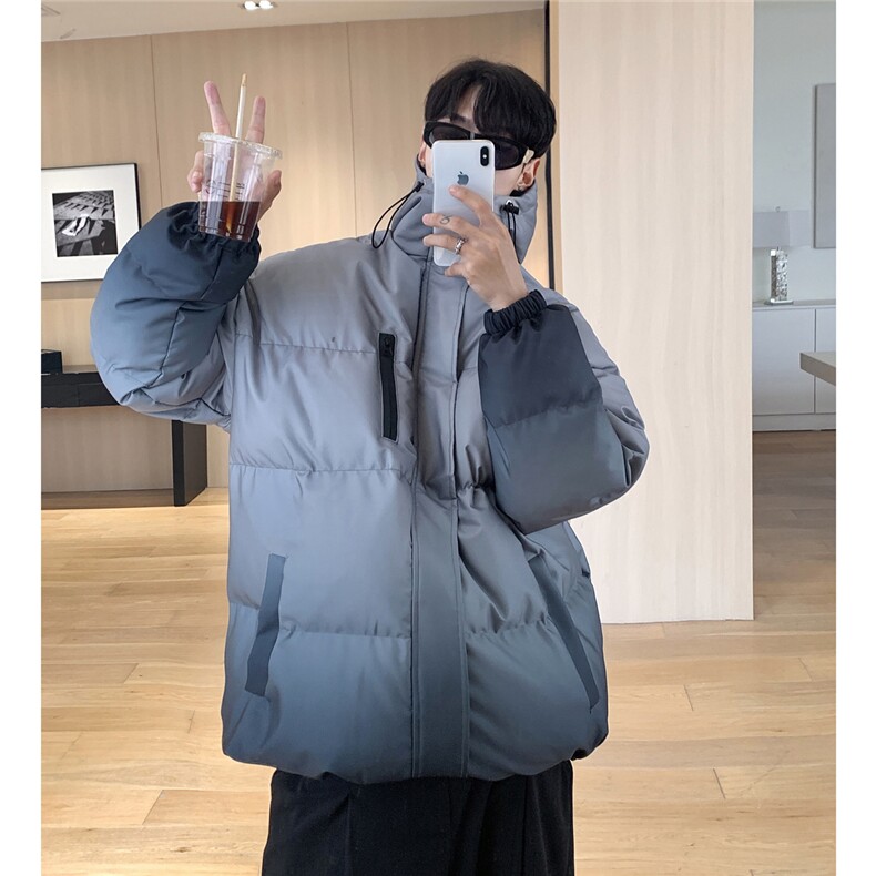 港风防水渐变色冲锋衣棉衣男成分:聚酯纤维MY77095P120控168，男装夹克，星座227-7