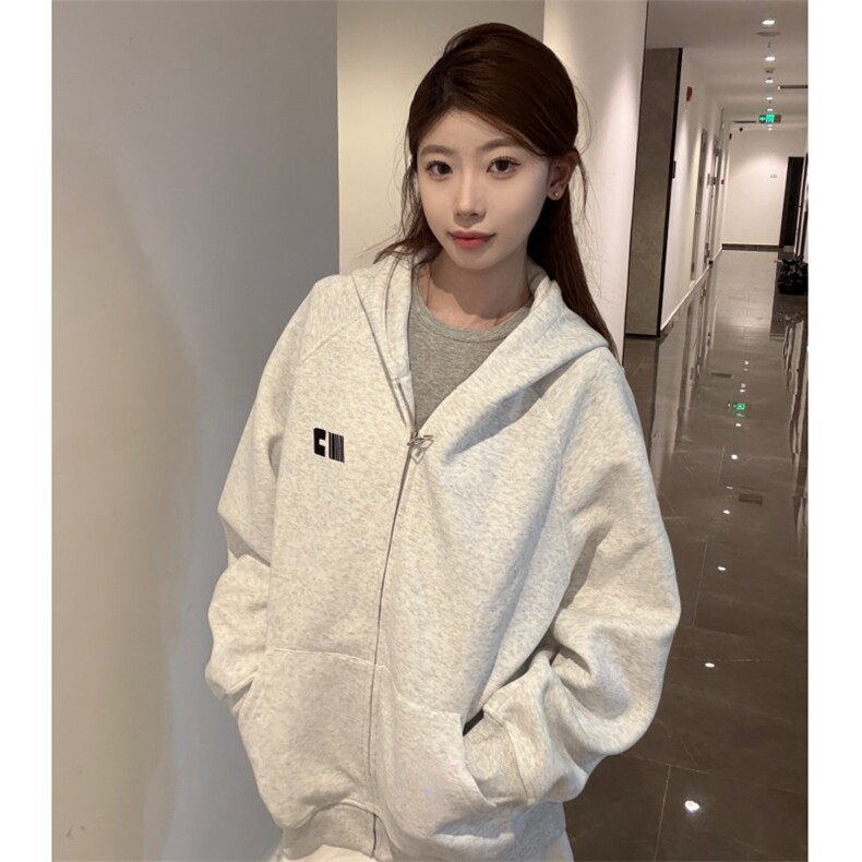 5592-P52原版做工纯棉华棉复合休闲卫衣薄款/加绒，女装卫衣/绒衫，星座617A-2