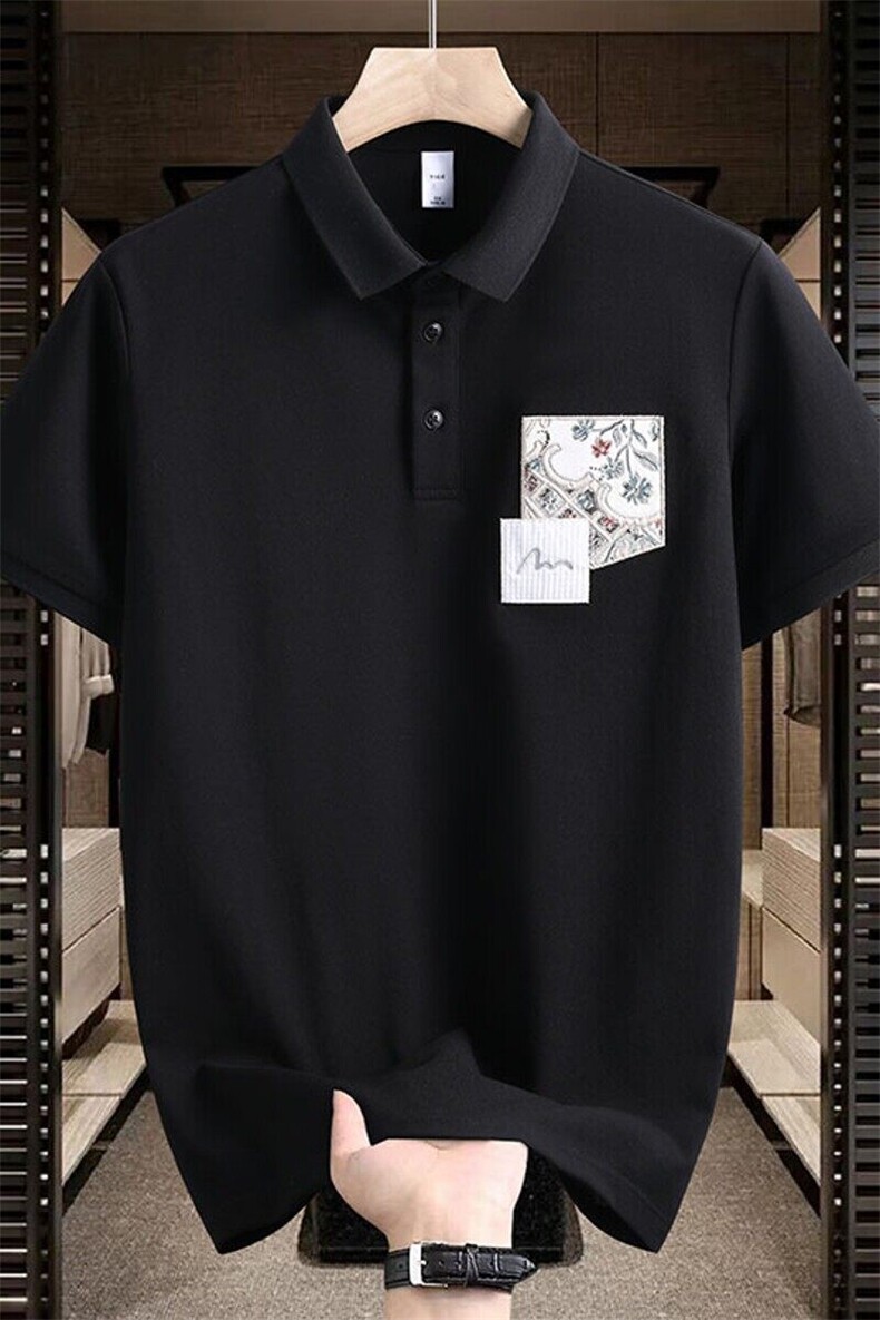 25087-P40夏季时尚休闲T恤男POLO衫欧货潮牌商务休闲短袖T恤,男装Polo衫,电商D310B-1