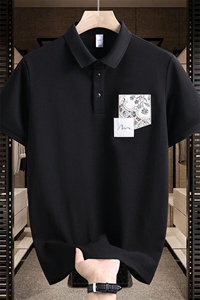 25087-P40夏季时尚休闲T恤男POLO衫欧货潮牌商务休闲短袖T恤图片