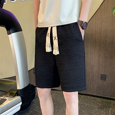 BD00P45652025夏季新款男士五分裤特殊面料短裤男休闲裤，男装牛仔裤，电商B340