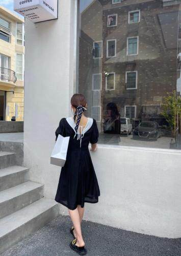 夏装天丝连衣裙，女装连衣裙，DTU（大图）