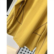 高品春季德绒拼色哈苏线长袖软糯舒适打底衫男女A1350-P53，男装T恤，星座1505