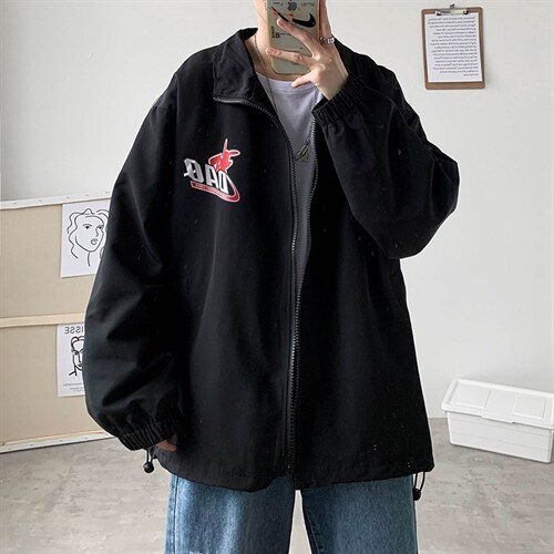 春秋新款外套男韩版潮流网红学生休闲帅气百搭夹克棒球服JK011-50，男装夹克，星座1008-2