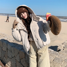 【新款现货】新款90白鸭绒连帽短款小个子羽绒服99826款P355K538，女装羽绒服，2C316