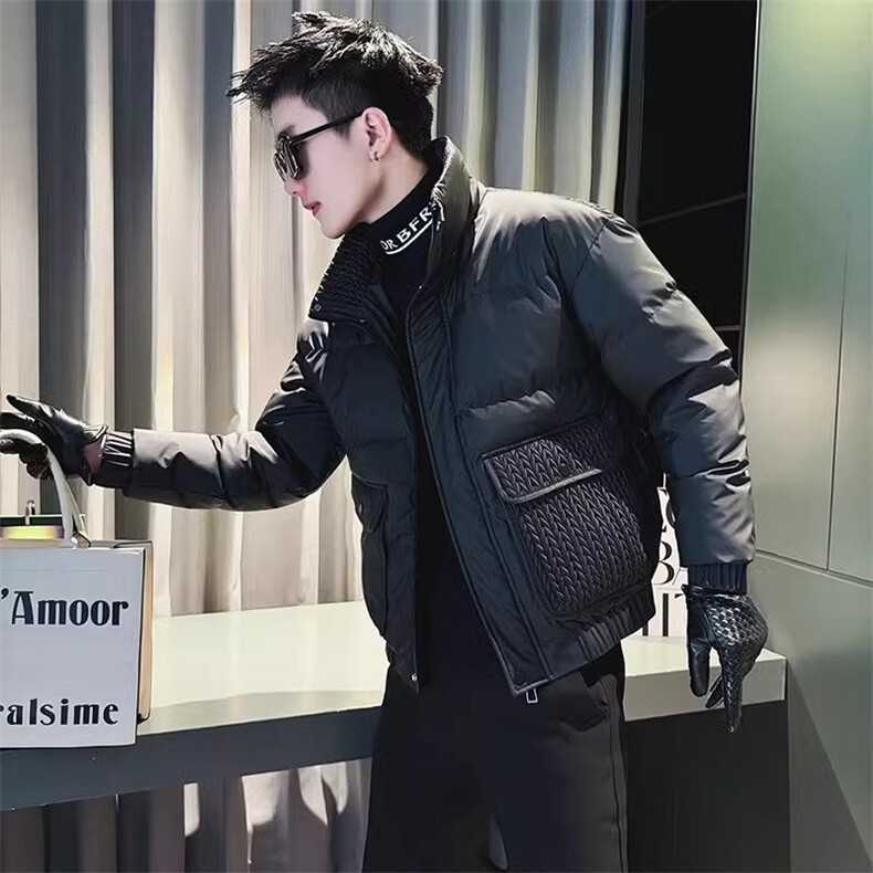 设计感立领羽绒棉服男冬季潮牌痞帅加厚棉衣2026新款男装短,男装棉衣,星座218-1（原230）