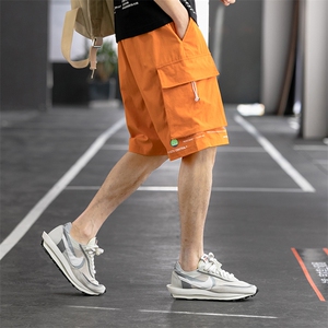 2021夏季新款大口袋五分裤男士潮流大码工装短裤 A438-KX201-P30图片