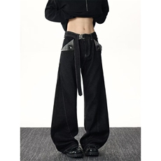牛仔裤简约流行新款慵懒百搭潮流气质文艺9030P55，男装牛仔裤，星座410-2