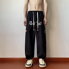 703-K300-特P28秋季美式印花休闲长裤，男装休闲裤，星座703