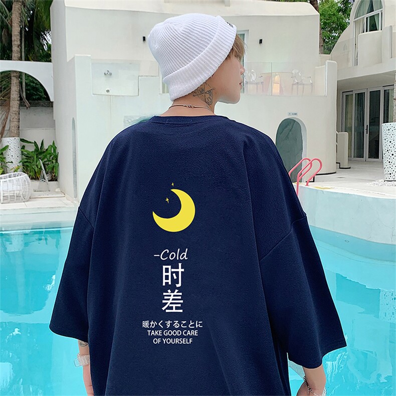 Q11047-P30春夏季七分袖t恤男大码五分袖男短袖中袖,男装T恤,电商A040