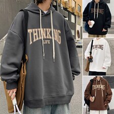2026新款纯色宽松体恤男士长袖卫衣衣服潮牌潮流百搭秋季休闲男装，男装T恤，星座1206-1（原A206-1）