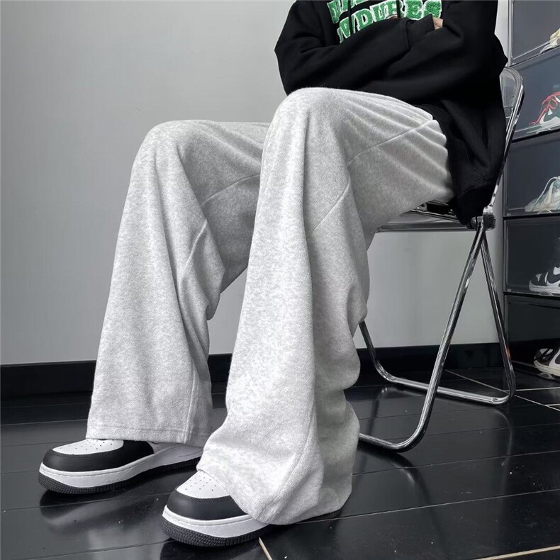 重磅休闲卫裤男士hiphop垂感运动裤子潮嘻哈宽松阔腿裤KK341-P35,男装休闲裤,星座911-3