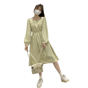 现货2025春季新款韩系浪漫抹茶仙女裙子2C057-A35-P130-K195图片