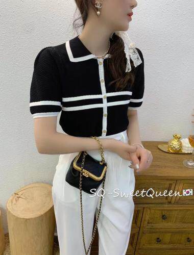 夏季新款，针织小衫，女装，MAN YU 蔓羽