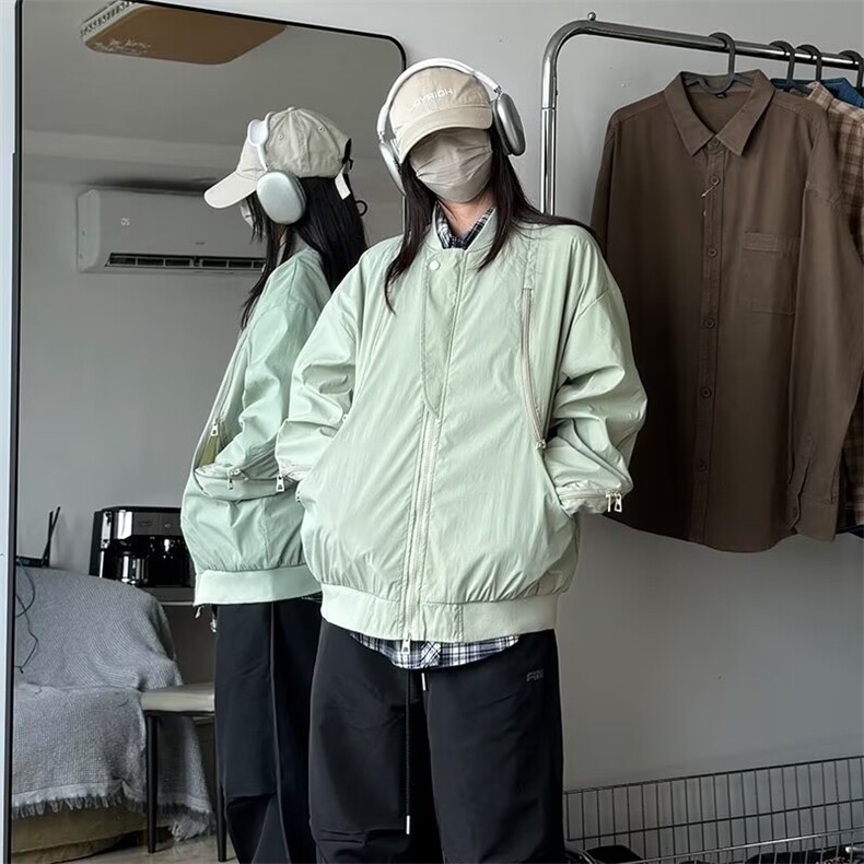 有货DWT65-特批68美式复古高街飞行员夹克外套男女图片