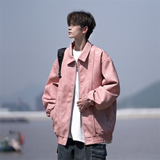 L-9XL春季新款PU皮夹克大码美式翻领休闲夹克JK6833-P7883控128，男装夹克，星座109