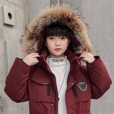 2020电商B247冬季新款白鸭绒羽绒服跑男同款情侣款儿童2021-P180，男装羽绒服，电商B247