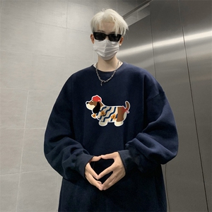 ！圆领卫衣男装港风长袖t恤男外套男 WY550-特P23图片