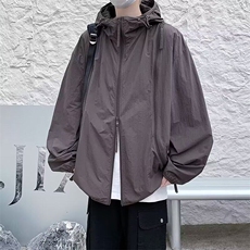 F16山系户外露营多口袋冲锋衣外套男宽松抽绳双拉链机能工装夹克，男装夹克，星座308A-1（原309B-1）