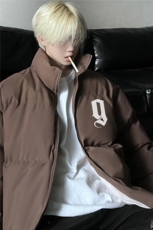 抖音品质潮流新款冲锋立领加厚保暖棉服外套K23542特批65控108，男装棉衣，星座605(原A050)