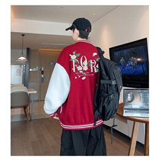 J9964-P70美式嘻哈高质量刺绣宽松潮牌棒球服夹克，女装卫衣/绒衫，星座617A-2