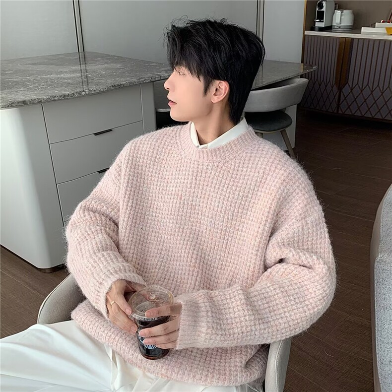 时尚毛衣男士秋冬季韩系宽松潮流套头长袖针织衫上衣新款MYM88,男装针织衫/毛衣,星座516A