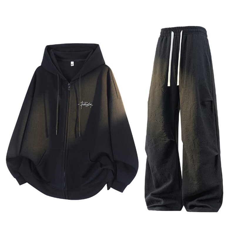 春季新款现货情侣套装男DSA157B-TZ5866-P85,男装休闲套装,电商A157B