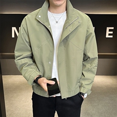 春季新款夹克外套男纯色立领三色夹克B321-20253，男装夹克，电商B321-1