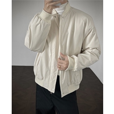 冬季clean纯色棒球服领棉服加厚短款棉衣HZ8815-特P68不议价，男装棉衣，星座610B-1