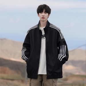 G0126-P65 秋季新款日系cityboy拉条立领宽松防水夹克图片