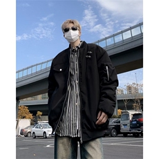 棒球服棉衣外套男冬季休闲潮内里夹棉金属装饰痞帅潮流棉服JK762，男装夹克，星座1116A-1（原606A）