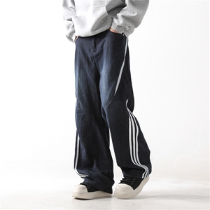 903-AK96- 特P55【89】 S -3XL 条纹牛仔裤！4图片