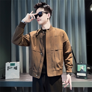 JK01-P98控138春秋季潮牌棒球服外套潮流男装衣服2025新款设计感