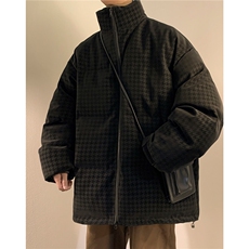 冬装新款宽松加厚皮衣棉衣棉服男潮大码学生棉袄外套D232P128，男装皮衣，电商A335-1（原A458）