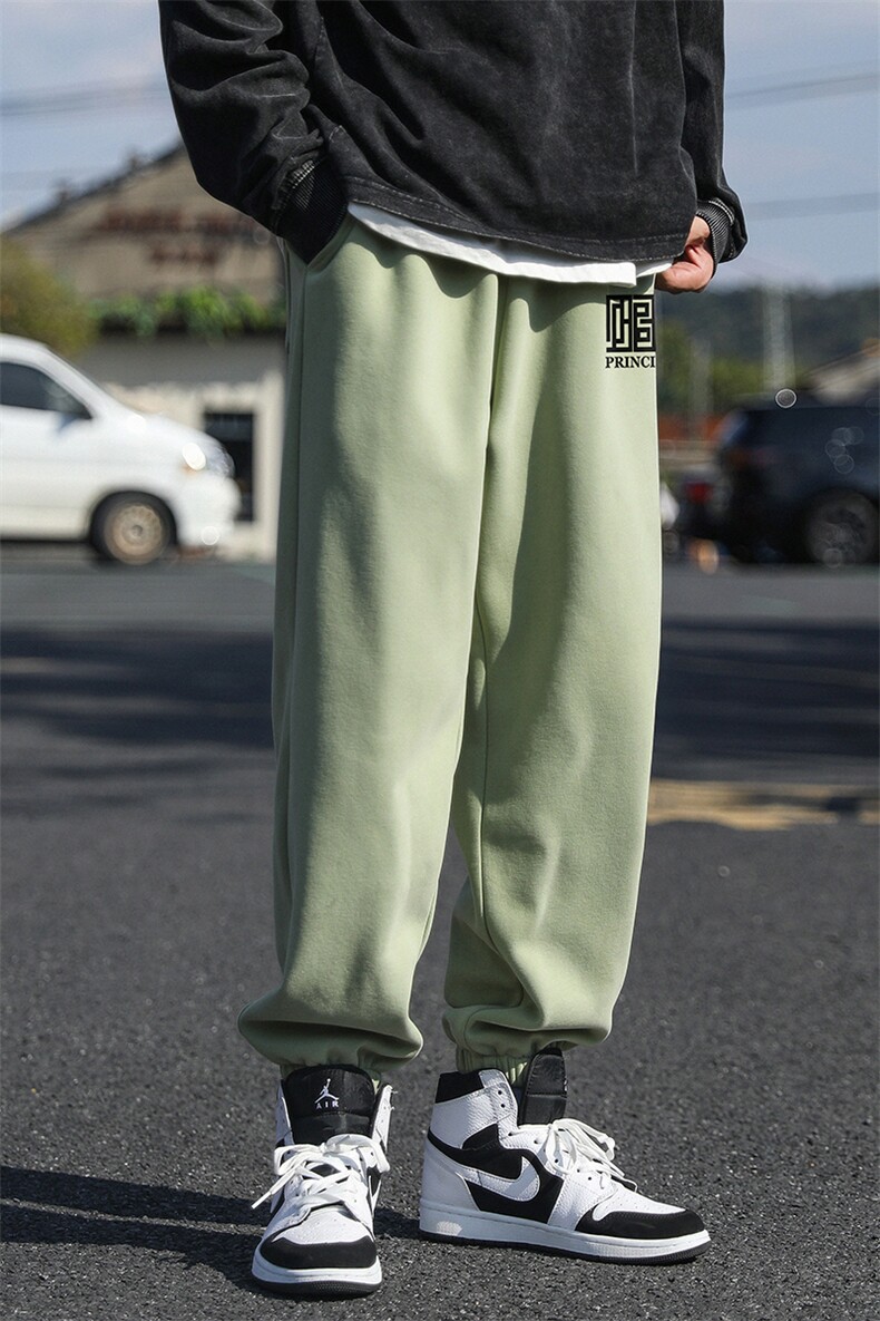 港风日系秋冬新款宽松休闲百搭卫裤九分裤男女A6602P45控58,男装休闲裤,电商A268A