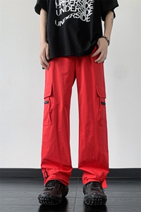 B221 美式ins街头hiphop宽松休闲多口袋工装裤子 LK23120-P65控88图片