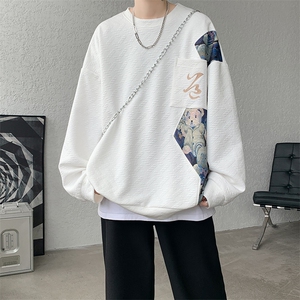 现货WY10063-P45 控78秋冬新款高品质百搭小熊大码卫衣图片