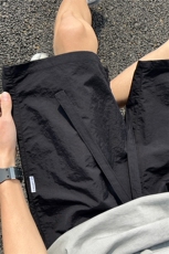 X2400-TP22不控价多巴胺彩色纯色短裤夏季薄款休闲运动裤五分裤，男装休闲裤，电商A102-1