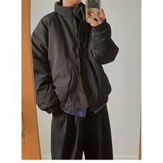 美拉德竖条纹男女棉衣宽松加厚立领面包服外套保暖棉服冬MA528，男装棉衣，星座1116A（原606A-3）