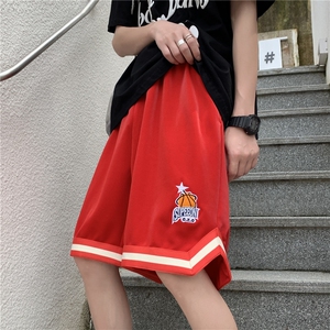 2026夏潮ins字母印花休闲卫裤男时尚五分短裤B299-X5221-P45限59图片
