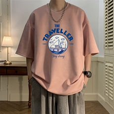 麂皮绒短袖t恤男大码半袖男酒店风JD82410-P25，男装T恤，电商A040