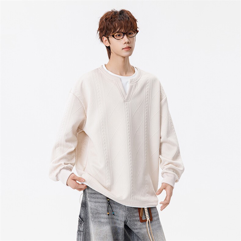 潮流宽松假两件卫衣潮牌休闲上衣A161-MT-2601-P45图片