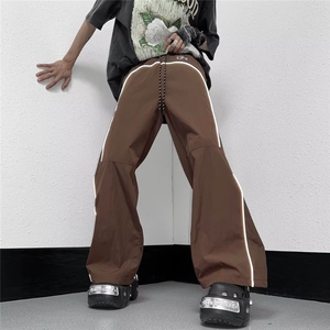 日系工装裤男高街潮牌ins欧美嘻哈运动休闲裤机能风裤子