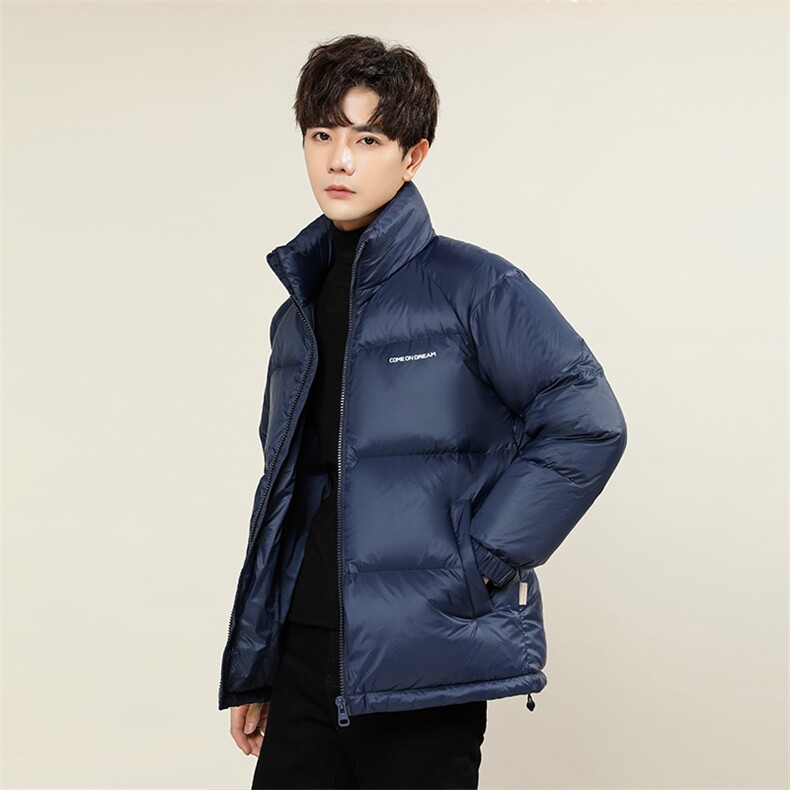 冬季加厚男士字母印花羽绒服潮流外套休闲青年A266-YR2513-P215图片