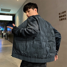 男士宽松休闲立领羽绒服冬季新款青中年加厚保暖男装白鸭绒外套潮，男装羽绒服，电商B212（原钱塘6029）