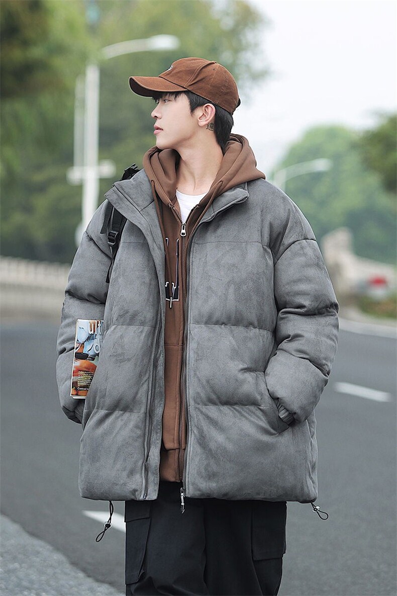 cityboy麂皮绒棉服男冬新款情侣棉衣外套加厚羽绒服MY8805-P68,男装棉衣,星座205-1