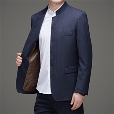 长期货高品质中山装西服外套唐装男装中老年风新中式西服，男装西服，钱塘723