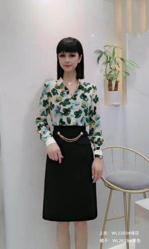 2021秋季新款花色修身显瘦气质小衫大量现货供应，其它，婉伦